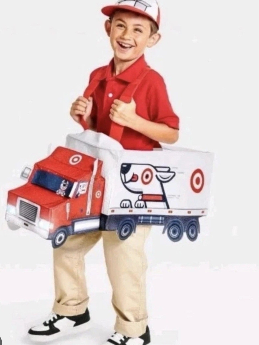 Target Bullseye Semi Truck Driver Halloween Costume Size 4T-5T